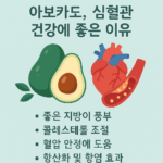 아보카도 심혈관 건강에 좋은 이유