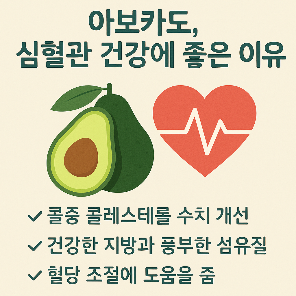 심혈관 건강에 좋은 아보카도