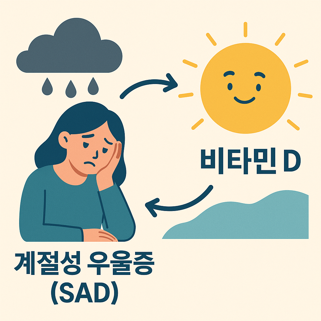 계절성 우울증을 표현한 이미지